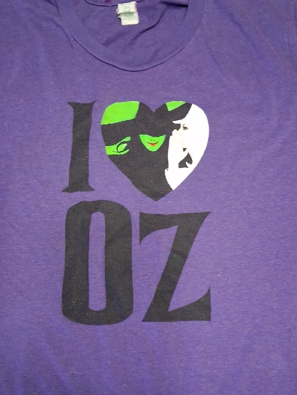 I ♥ OZ Purple Kids Graphic Tee Size L - Picture 3 of 4